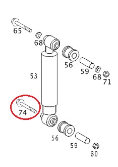 Rear Shock Absorber-2500 Cargo Van BILSTEIN 2002-2006